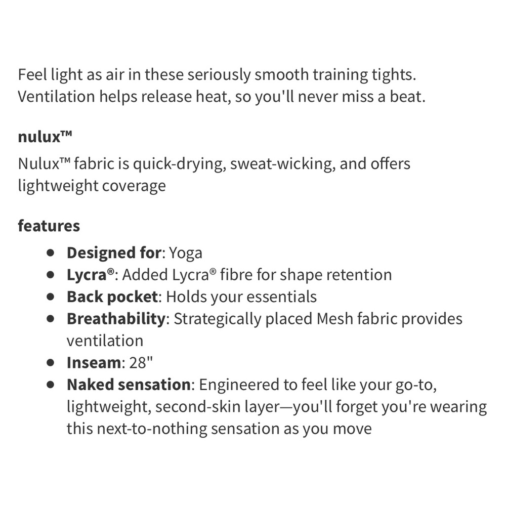Lululemon Colour Me Ombre Tight black gray panel mesh detail high rise leggings - Picture 11 of 12
